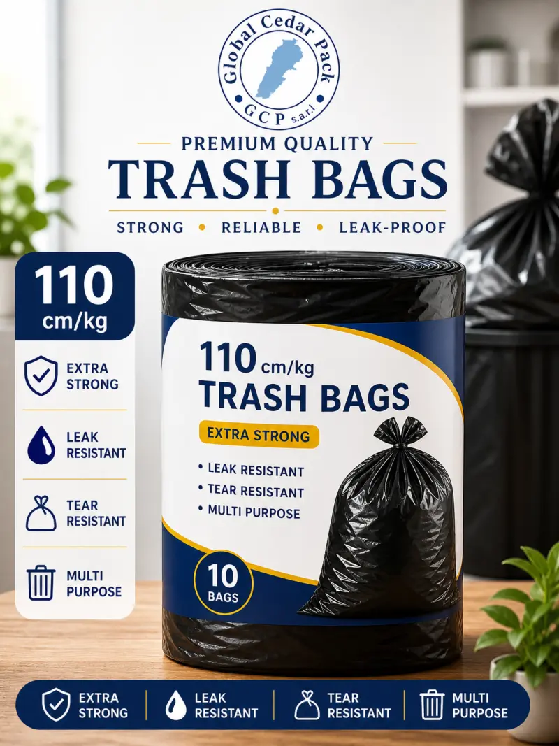 Trash bags 110cm