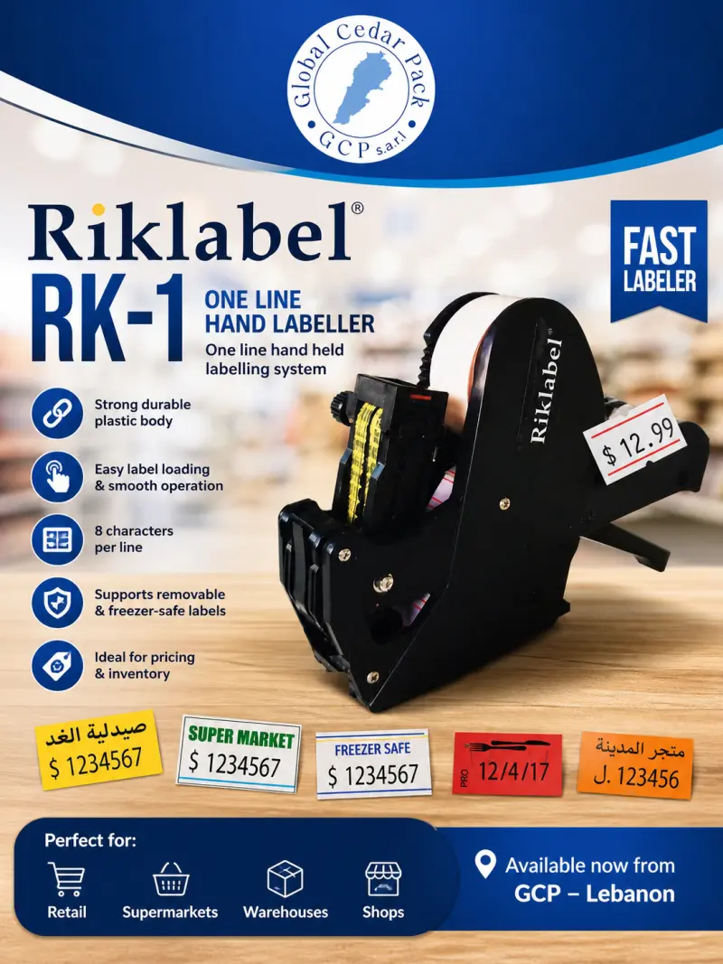 Rk1 one line hand labeller