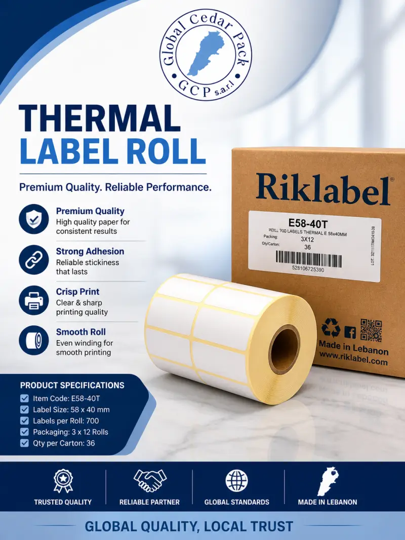 Stikers Label 58*40mm 700