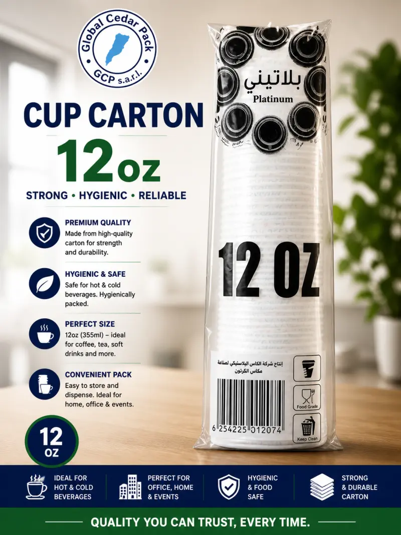 Cup carton 12 oz