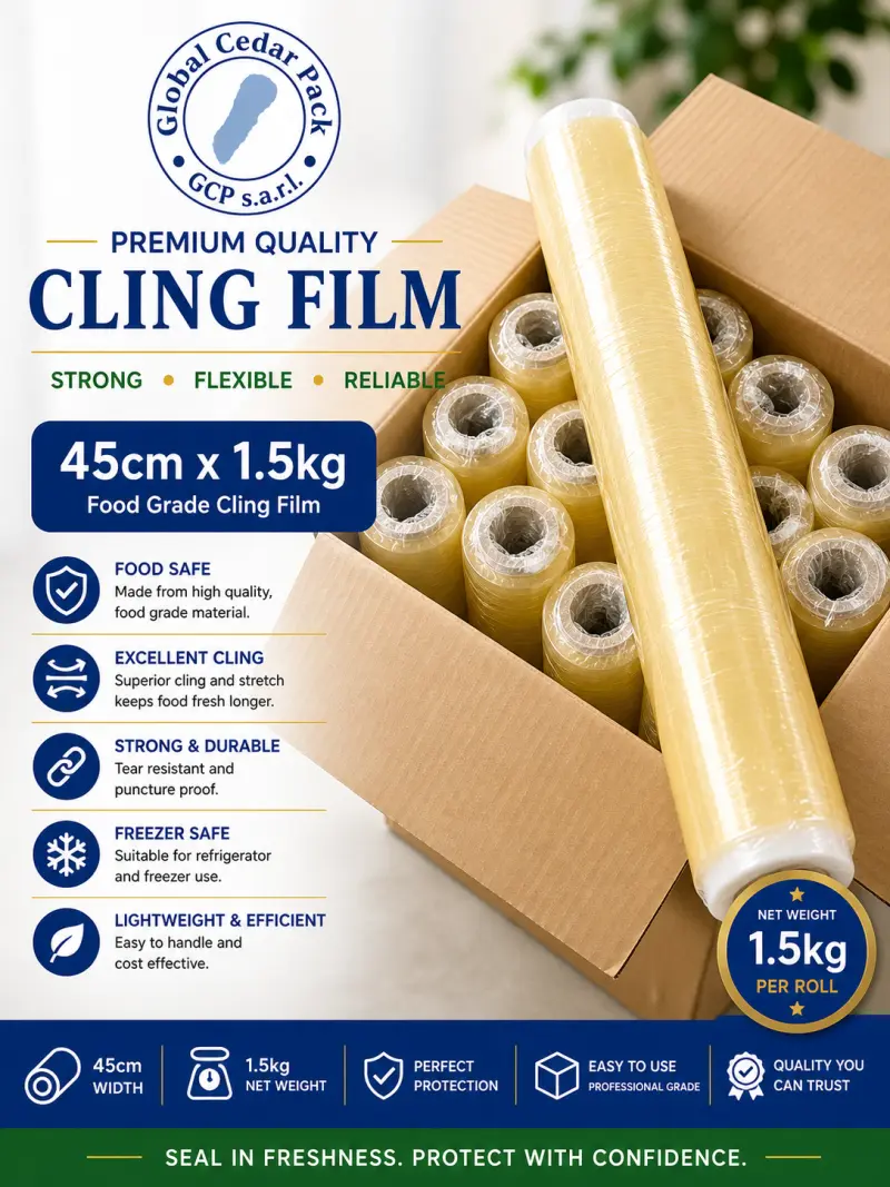 CLING FILM /CELLOPHANE 45cm docma