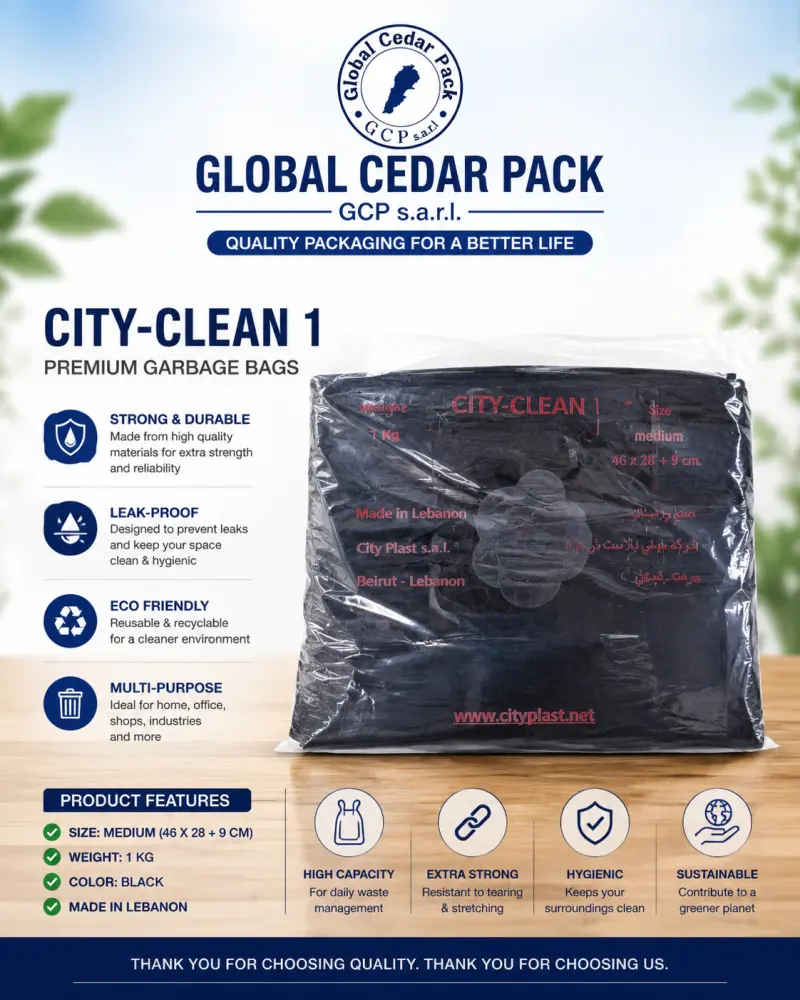 Bags black thick 46