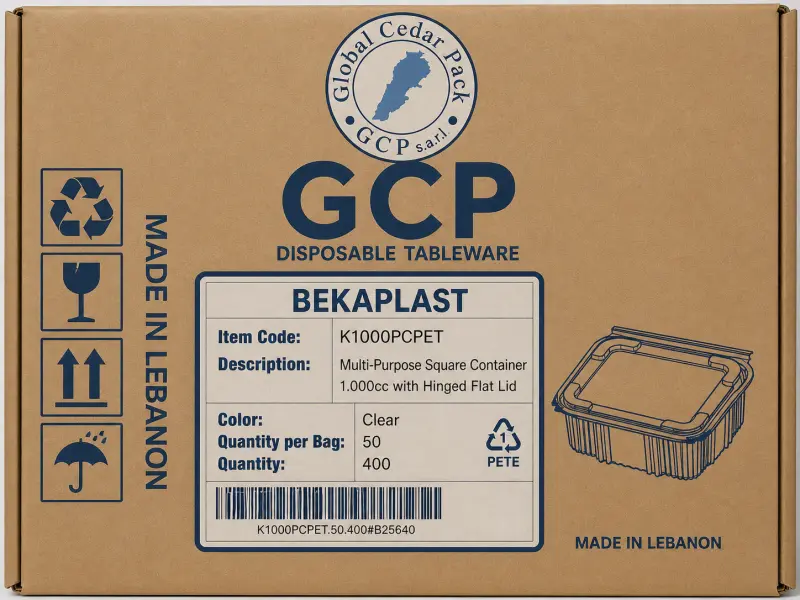 Box square salade1000cc