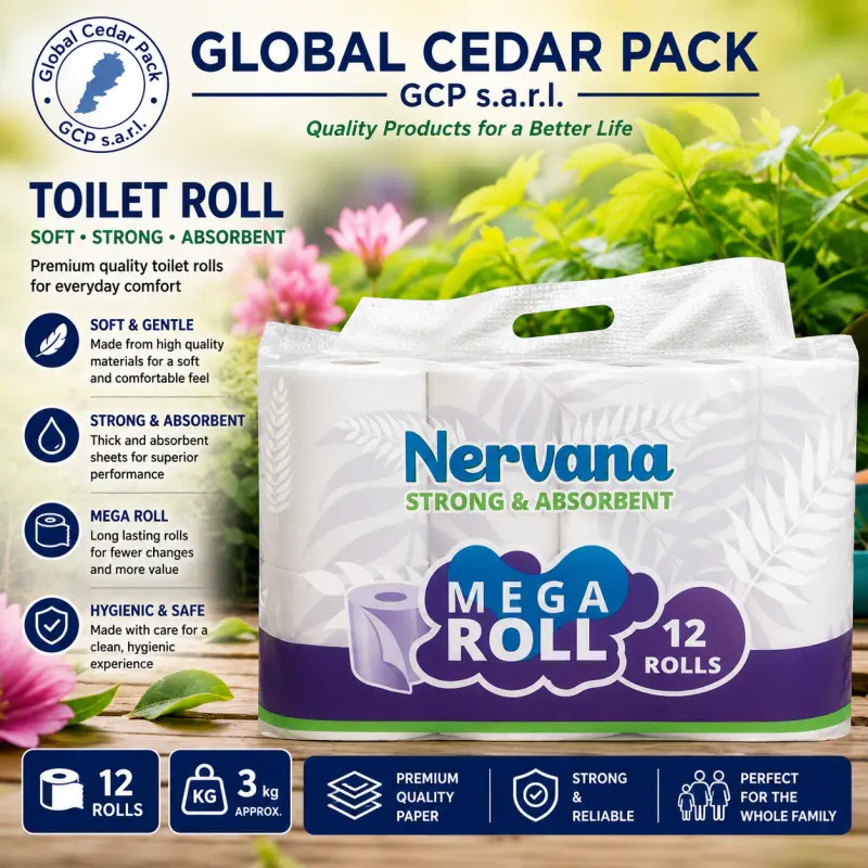 Roll toilet 3kg soft tissue