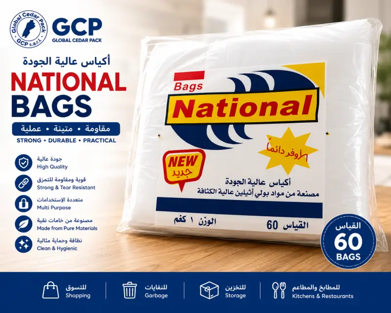National white and clear 69cm